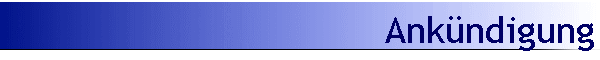 Ankndigung