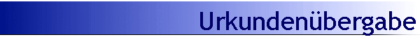 Urkundenbergabe